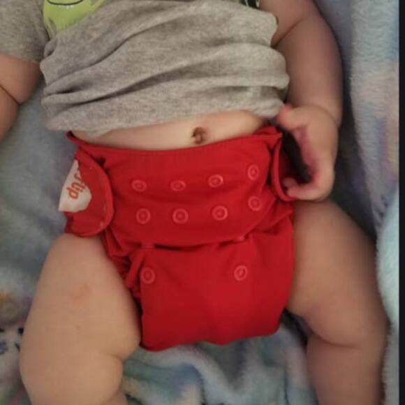 New! TGQ Baby, Infant Girl Cloth Waterproof Pinless Diaper Snap On Cover - Picture 3 of 4